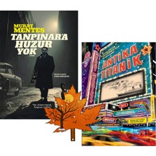 Everest Yayınları Murat Menteş - Tanpınar’a Huzur Yok -Ve - Antika Titanik - 2 Kitap ve Yaprak Ayraç