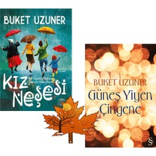 Everest Yayınları Güneş Yiyen Çingene -Ile- Kız Neşesi - Buket Uzuner -Kitapları- 2 Kitap Yanında Yaprak Ayraç