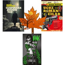 Everest Yayınları Murat Menteş -3 Kitabı- Tanpınar’a Huzur Yok - Ucuz Romancılar - Fink -Yanında Yaprak Ayraç