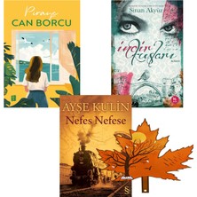 Mona Kitap Piraye - Sinan Akyüz ve Ayşe Kulin Set- Can Borcu - Incir Kuşları - Nefes Nefese -3kitap ve Ayraç