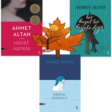Everest Yayınları Ahmet Altan -3 Kitabı- Hayat Hanım - Bir Hayat Bir Hayata Değer - Kristal Denizaltı -Ve Yaprak Ayraç