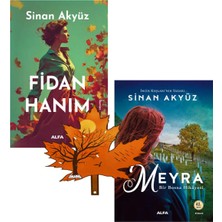 Alfa Yayınları Sinan Akyüz - Fidan Hanım - Meyra - Bir Bosna Hikayesi -2 Kitap Yanında Yaprak Ayraç