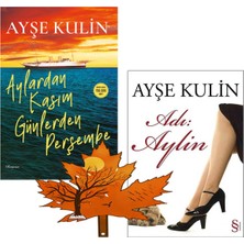 Everest Yayınları Ayşe Kulin - Aylardan Kasım Günlerden Perşembe - Adı Aylin - 2 Kitap Yanında Yaprak Ayraç