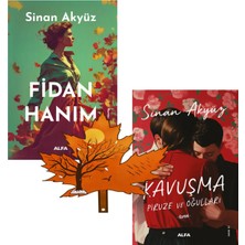 Alfa Yayınları Sinan Akyüz - Fidan Hanım - Kavuşma - Piruze ve Oğulları - 2 Kitap Yanında Yaprak Ayraç