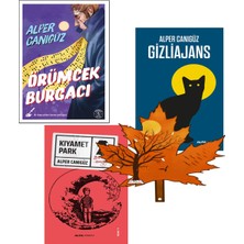 Alfa Yayınları Alper Canıgüz -Yazarının 3 Kitabı- Örümcek Burgacı - Gizli Ajans - Kıyamet Park -Yanında Ayraç