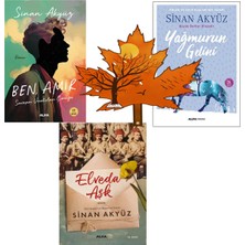 Alfa Yayınları Sinan Akyüz - 3kitap- Ben Amir - Yağmurun Gelini - Elveda Aşk -Yanında Yaprak Ayraç Ile