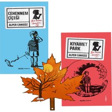 Alfa Yayınları Alper Canıgüz - Cehennem Çiçeği - Kıyamet Park - 2 Kitap Yanında Yaprak Ayraç