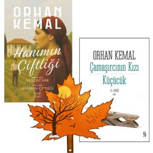 Everest Yayınları Orhan Kemal - Hanımın Çiftliği 1 ve 2 - Çamaşırcının Kızı Küçücük -2 Kitap Yanında Yaprak Ayraç