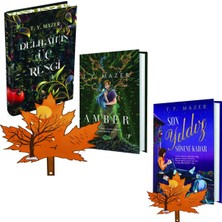 Artemis Yayınları Delilah'ın Üç Rengi - Amber - Son Yıldız Sönene Kadar -Ciltli Set -Yanında Yaprak Ayraç ile