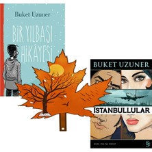 Everest Yayınları Buket Uzuner - Bir Yılbaşı Hikayesi - Istanbullular (Çizgi Roman) - Yanında Yaprak Ayraç ile