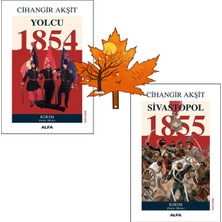 Alfa Yayınları Cihangir Akşit - Yolcu 1854 - Sivastopol 1855 - 2 Kitap ve Kitap Ayracı