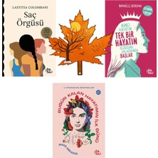 Yan Pasaj Yayınevi Saç Örgüsü - Ikinci Hayatın Tek Bir Hayatın Olduğunu - Bugün Kalan Hayatımın Ilk Günü -Kitap Ayracı