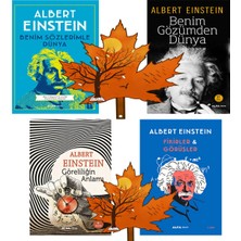 Alfa Yayınları Albert Einstein -4 Kitabı Yanında Yaprak Ayraç Ile- Benim Sözlerimle Dünya -Benim Gözümden Dünya
