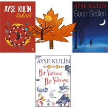 Everest Yayınları Ayşe Kulin -3 Kitap - Taksii - Gece Sesleri - Bir Varmış Bir Yokmuş - Kitap Ayracı Ile