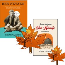 Kapı Yayınları Sinan Yağmur - Ben Neyzen - Ebu Hanife - 2kitap ve Yanında Turuncu Kitap Ayracı