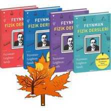 Alfa Yayınları Feynman Fizik Dersleri 4 Kitap Tam Set - Tescilli Kitap Ayracı ile