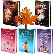 Artemis Yayınları K. Kübra Berk Ciltli Seti- Papatya Şarkısı 1 -2- Operatöre Bağlanıyorsunuz -1-2-3 - Kitap Ayracı ile