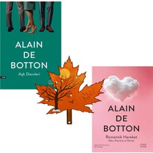 Everest Yayınları Alain De Botton - Aşk Dersleri - Yazarının Diğer Kitabı- Romantik Hareket - 2 Kitap ve Kitap Ayracı