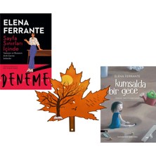Everest Yayınları Elena Ferrante - Sayfa Sınırları Içinde - Kumsalda Bir Gece - Kitap Ayracı