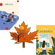Mona Kitap Piraye - Yazarından  2 Kitap - Seyir - ve - Can Borcu - Kitap Ayracı ile