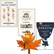 Alfa Yayınları Bilim Tarihi - Bilimin Kısa Tarihi - Zamanın Kısa Tarihi - Bilim Seti -Tescilli Kitap Ayracı ile