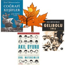 Alfa Yayınları Erol Mütercimler - Coğrafi Keşifler - Gelibolu 1915 - Akıl Oyunu - 3kitap Tescilli Kitap Ayracı ile