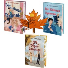 Artemis Yayınları R. Ayça Kavraz -Ciltli Set- Bir Kabusa Uyanmak - Bir Kabusa Dalmak - 29 ve Diğer Lanet -Kitap Ayracı