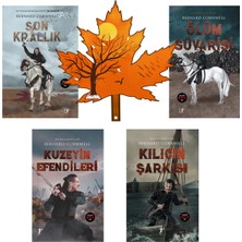 Artemis Yayınları Son Krallık Serisi - 4 Kitap Tam Set - Bernard Cornwell - Ölüm Süvarisi -Tescilli Kitap Ayracı