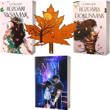 Artemis Yayınları K. Kübra Berk - Rüzgarı Yaşamak - Rüzgara Dokunmak - Mavi Gece - Kitap Ayracı ile