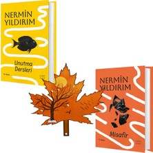 Everest Yayınları Nermin Yıldırım - Ciltli Set- Unutma Dersleri - Misafir - Kitap Ayracı ile