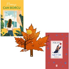 Mona Kitap Seyir Yazarının Diğer Kitap ve Defteri - Piraye - Can Borcu - ve - Seyir Defteri - Kitap Ayracı ile