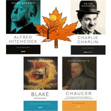 Alfa Yayınları Peter Ackroyd - Alfred Hitchcock - Charlie Chaplin - Blake - Chaucer - 4kitap ve Kitap Ayracı
