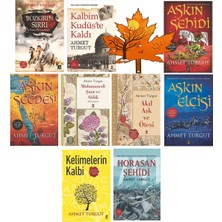 Kapı Yayınları Ahmet Turgut -9kitap- Bozkırın Sırrı - Kalbim Kudüste Kaldı - Aşkın Şehidi -Tescilli Kitap Ayracı