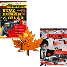 Alfa Yayınları Murat Menteş - Ucuz Romancılar - Afili Hafiye - 2 Kitap ve Tescilli Kitap Ayracı ile