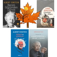 Alfa Yayınları Albert Einstein - Benim Gözümden Dünya - Göreliliğin Anlamı - Fikirler ve Görüşler -Kitap Ayracı