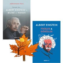 Alfa Yayınları Albert Einstein'in Bilimi ve Hayatı - Albert Einstein - Fikirler ve Görüşler -Tescilli Kitap Ayracı