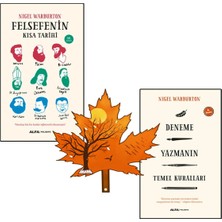 Alfa Yayınları Nigel Warburton - Felsefenin Kısa Tarihi - Deneme Yazmanın Temel Kuralları - Tescilli Kitap Ayracı
