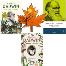 Alfa Yayınları Charles Darwin - Türlerin Kökeni - Yaşamım - Insanın Türeyişi - Kitap Ayracı