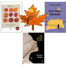 Everest Yayınları Zeynep Göğüş - Işık Ülkesinden - Yok Çünkü Telafisi - Çok Yalan Söyledik -3 Kitap ve Kitap Ayracı