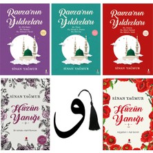 Kapı Yayınları Sinan Yağmur - Ravzanın Yıldızları - Hüzün Yanığı - 5 Kitap Tam Set- Yırtılmaz Vav Ayraç Hediye