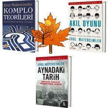 Alfa Yayınları Erol Mütercimler - Komplo Teorileri -Set- Akıl Oyunu - Aynadaki Tarih - ve Kitap Ayracı
