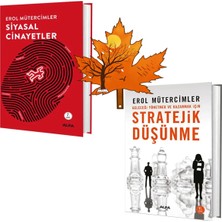 Alfa Yayınları Erol Mütercimler - Siyasal Cinayetler - Stratejik Düşünme - 2 Kitap ve Kitap Ayracı