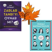 Alfa Yayınları Ian Stewart - Zarlar Tanrı'yı Oynar Mı -Ve  Önemli Matematikçiler -2 Kitap -Kitap Ayracı