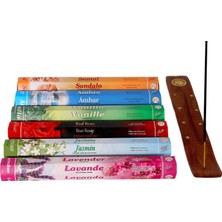 Astraltech Flute Çubuk Tütsü Seti, 6’lı Karma Tütsü Seti 6X20 (120 Çubuk)