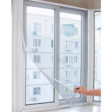 Zenvia Znv Pencere Sineklik Tülü 100X150 cm Çift Taraflı Bant Hediyeli Kesilebilir Tül Sineklik Seti Z