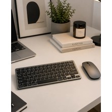 Zenvia Znv Sessiz Kullanım Sunan Bluetooth Klavye Mouse Seti Çoklu Cihaz Uyumlu ZNV2029