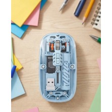 Zenvia Znv Ofis ve Günlük Kullanım Için Mavi Bluetooth Kablosuz Mouse ZNV2029