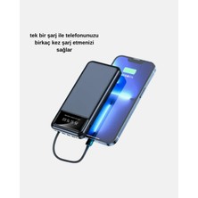 Zenvia Znv Powerbank 20000 Mah 4 Çıkışlı Hızlı Şarjlı ve LED Göstergeli ZNV2029