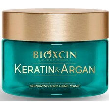 OEM Keratin &amp; Argan Onarıcı Saç Bakım Maskesi 225 ml – Yıpranmış Saçlar Için Nemlendirici ve Onarıcı Bakım