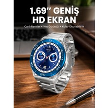 Zenviaa Akıllı Saat 1.62 Inç Ultimate Nabız Sensörlü Sesli Görüşme Yapabilen Yeni Nesil Ze